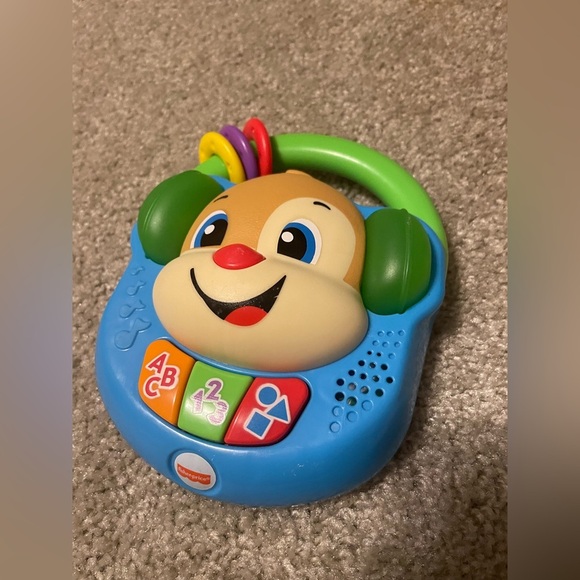 Fisher-Price Blue and Green Interactive Learning Toy - Picture 1 of 2
